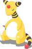 Kopfnickpose-Pose von Ampharos