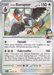Erhabene Helden 170/217 Aokis Staraptor