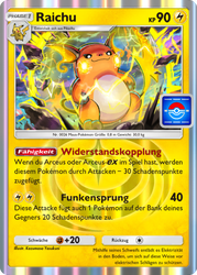 Pokémon-Sammelkartenspiel-Pocket 044/P-A Raichu