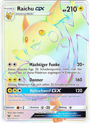 Schimmernde Legenden 75/73 Raichu GX