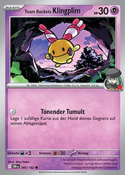 Ewige Rivalen 085/182 Team Rockets Klingplim