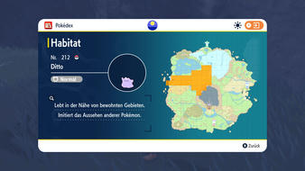 Dittos Fundorte in Pokémon Karmesin und Purpur