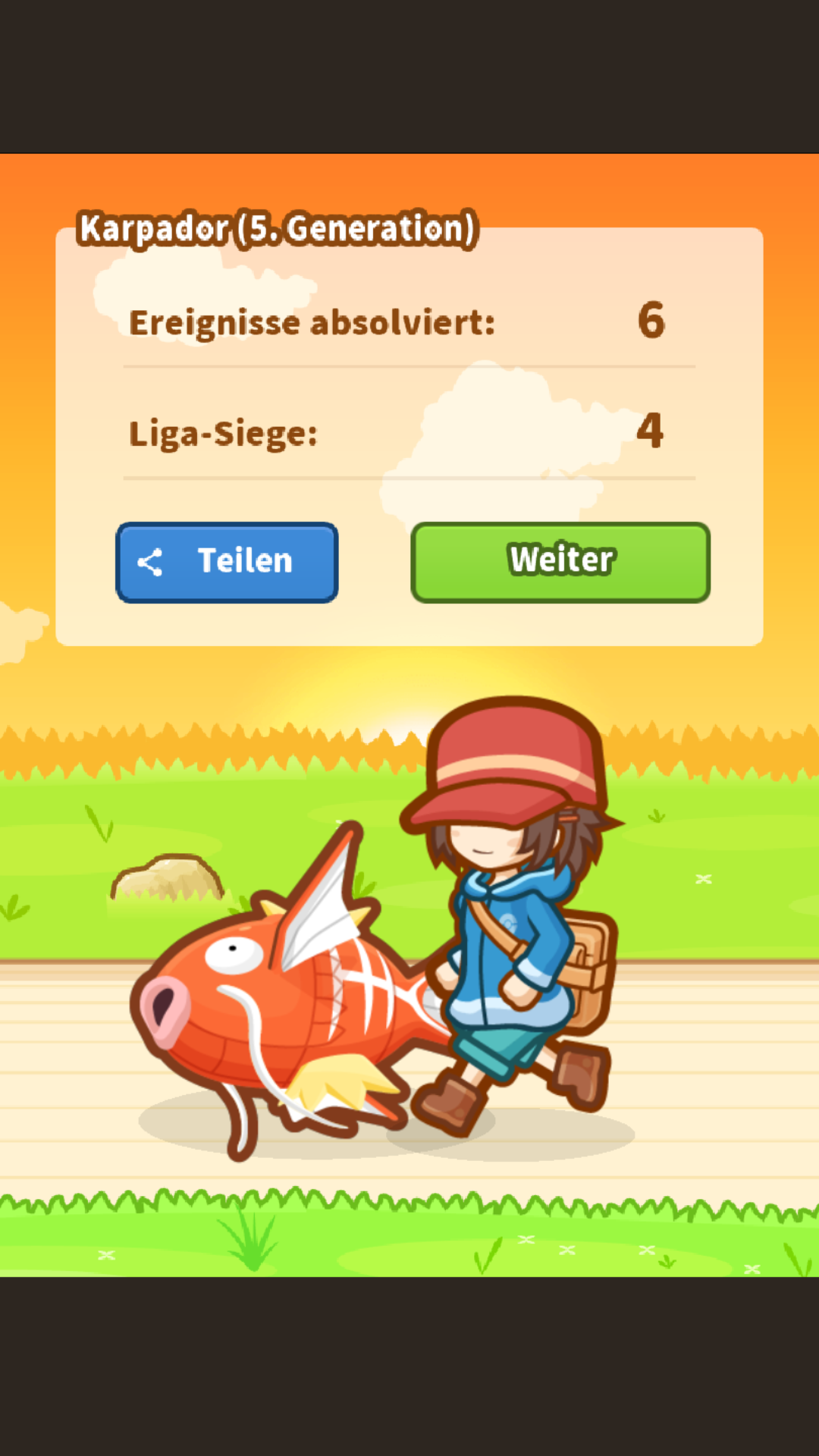 Auf Welchem Level Entwickelt Sich Karpador Karpador verlieren - Generationswechsel — Karpador Jump — Spin-Offs