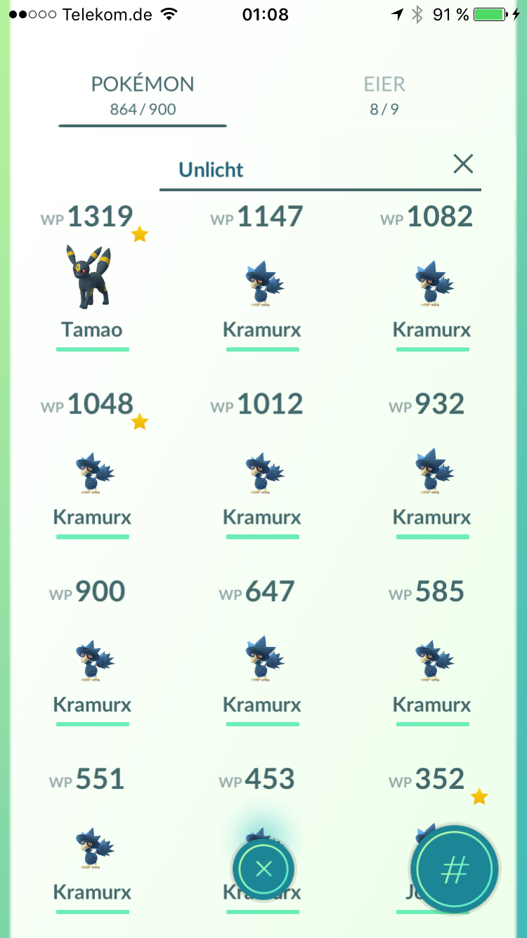 Namen pokemon deutsch mit Numerisch sortierte