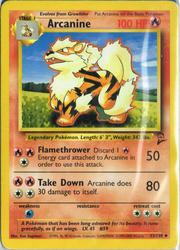 Base Set 2 33/130 Arcanine