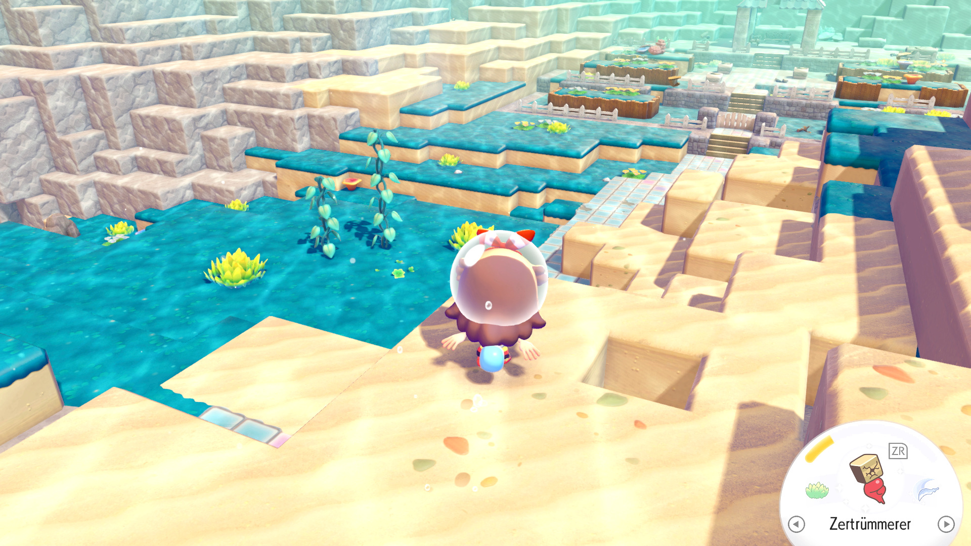 Screenshots zum Tiefsee-Raum in Pokémon Pokopia Screenshots zum Tiefsee-Raum in Pokémon Pokopia