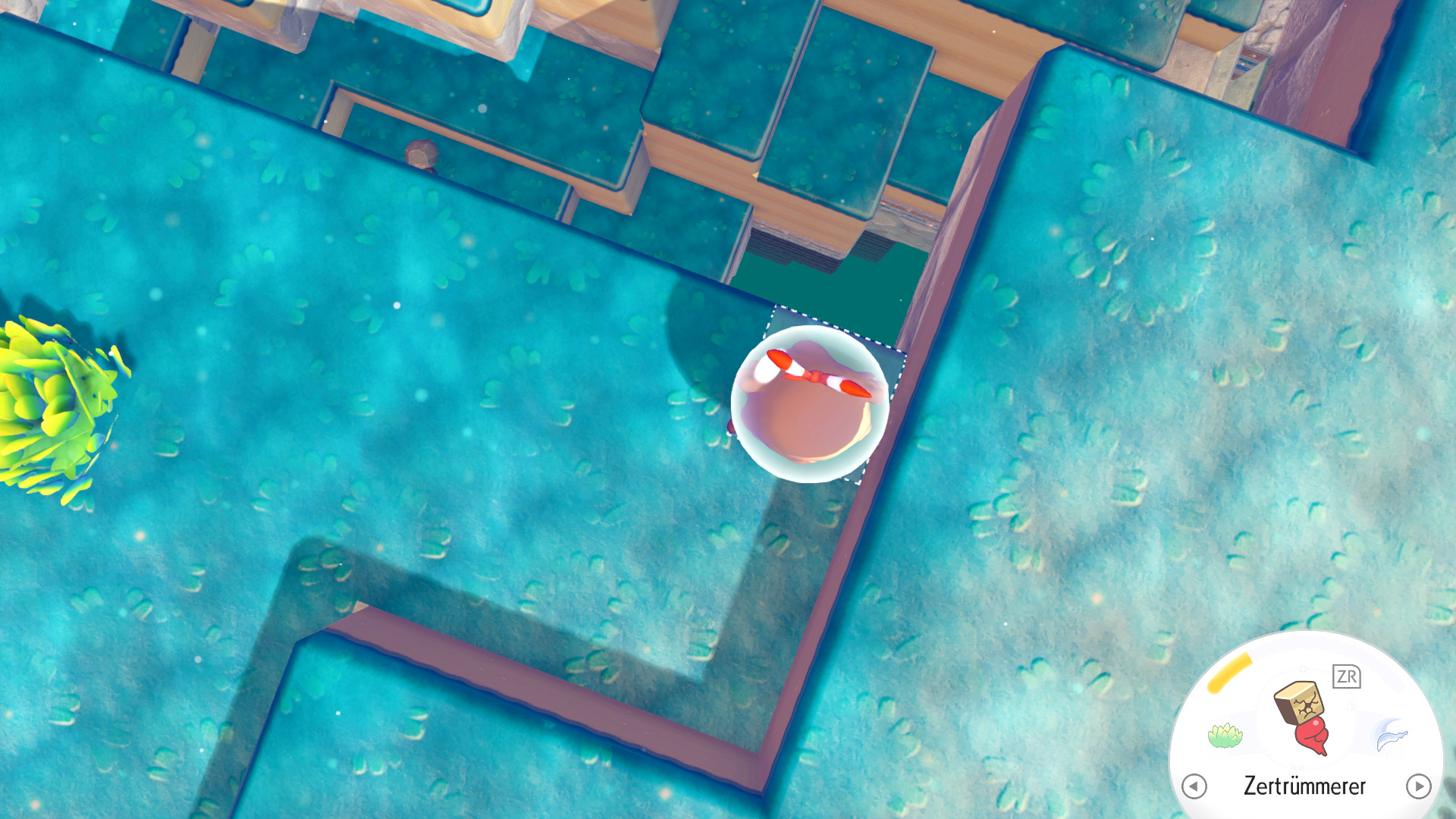 Screenshots zum Tiefsee-Raum in Pokémon Pokopia Screenshots zum Tiefsee-Raum in Pokémon Pokopia
