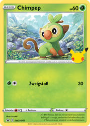 Kollektion zum 25. Jahrestag SWSH001 Chimpep
