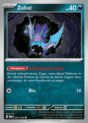 151 041/165 Zubat