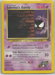 Gym Challenge 96/132 Sabrina's Gastly