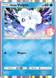 Pokémon-Sammelkartenspiel-Pocket 032/P-B Alola-Vulpix