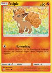 Teams sind Trumpf 15/181 Vulpix