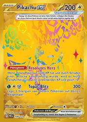 Prismatische Entwicklungen 179/131 Pikachu ex
