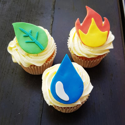 Typen-Cupcakes