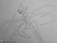 Zeichenkurs Deoxys (Angriffsform) - Schritt 11