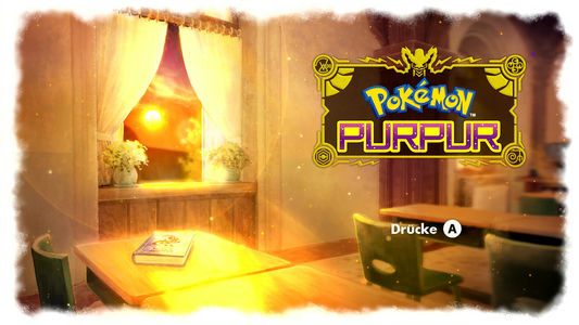 Neuer Startbildschirm in Pokémon Purpur