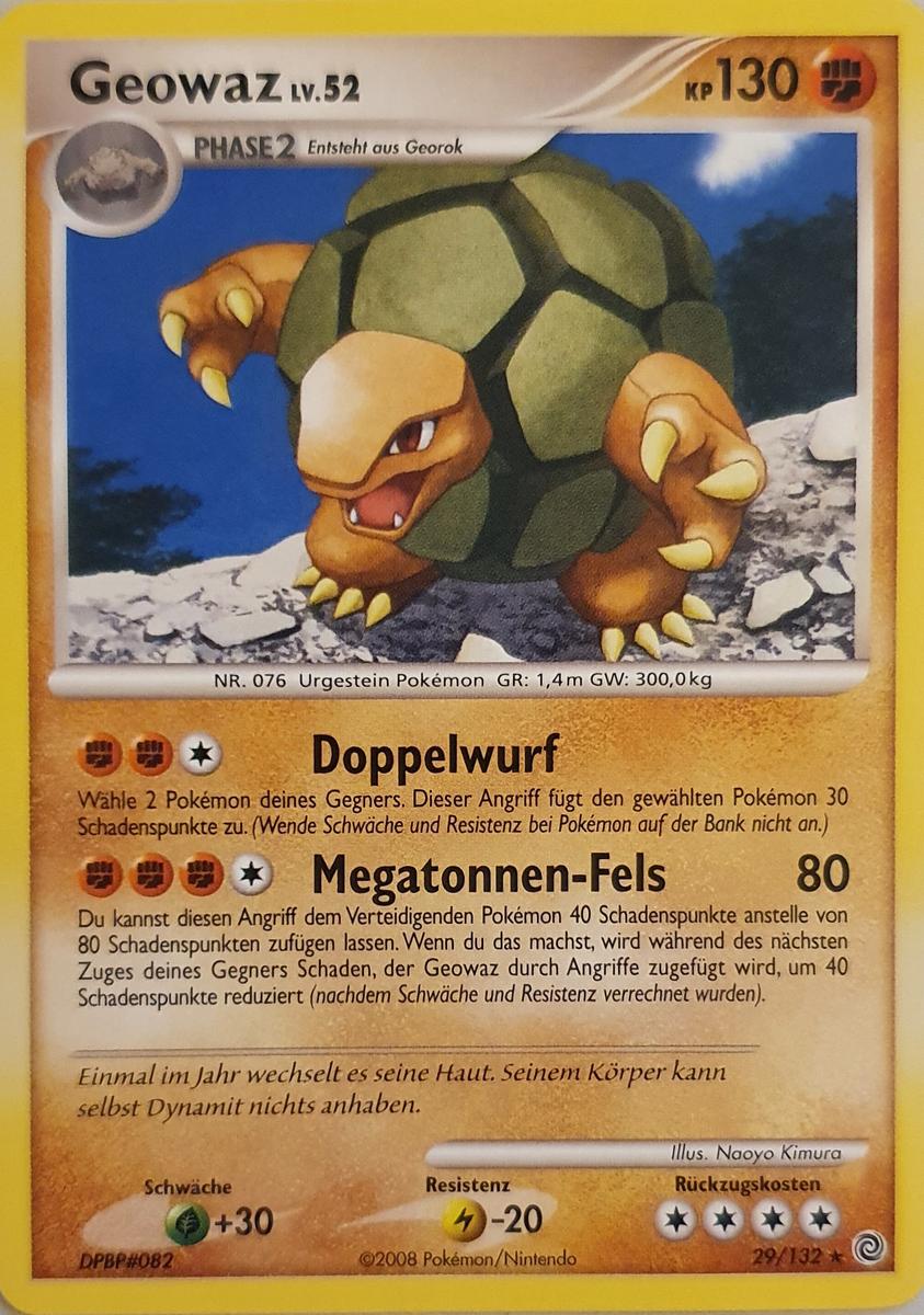 076 — Geowaz im Pokédex — Bisafans.de