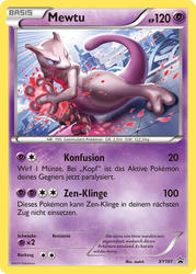 XY Black Star Promos XY101 Mewtu