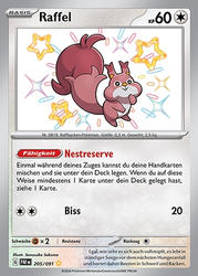 Paldeas Schicksale 205/091 Raffel