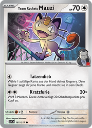 Erhabene Helden 161/217 Team Rockets Mauzi