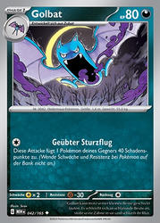 151 042/165 Golbat
