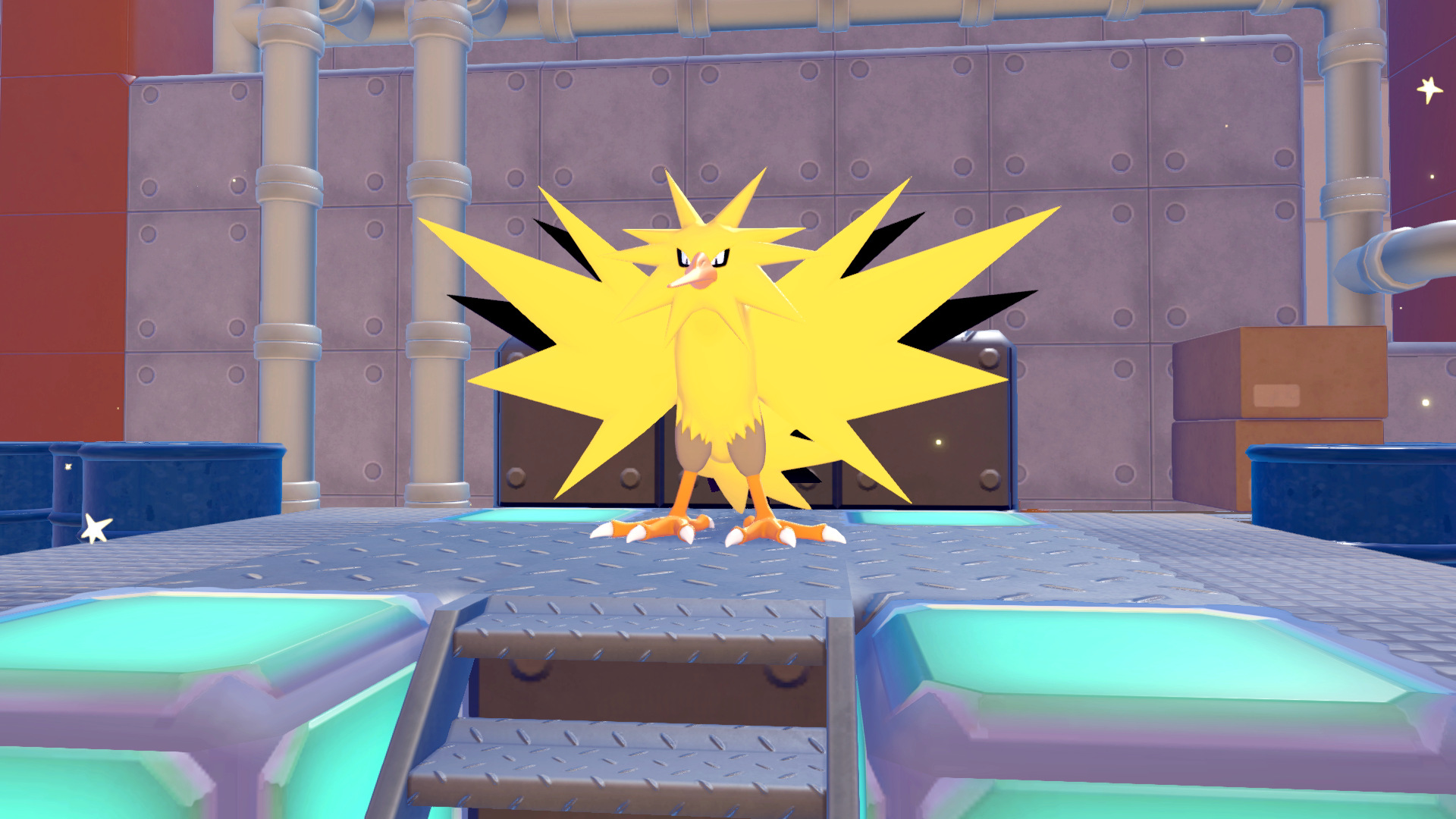 Screenshots zu Zapdos in Pokémon Pokopia Screenshots zu Zapdos in Pokémon Pokopia