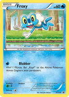 XY Black Star Promos XY138 Froxy