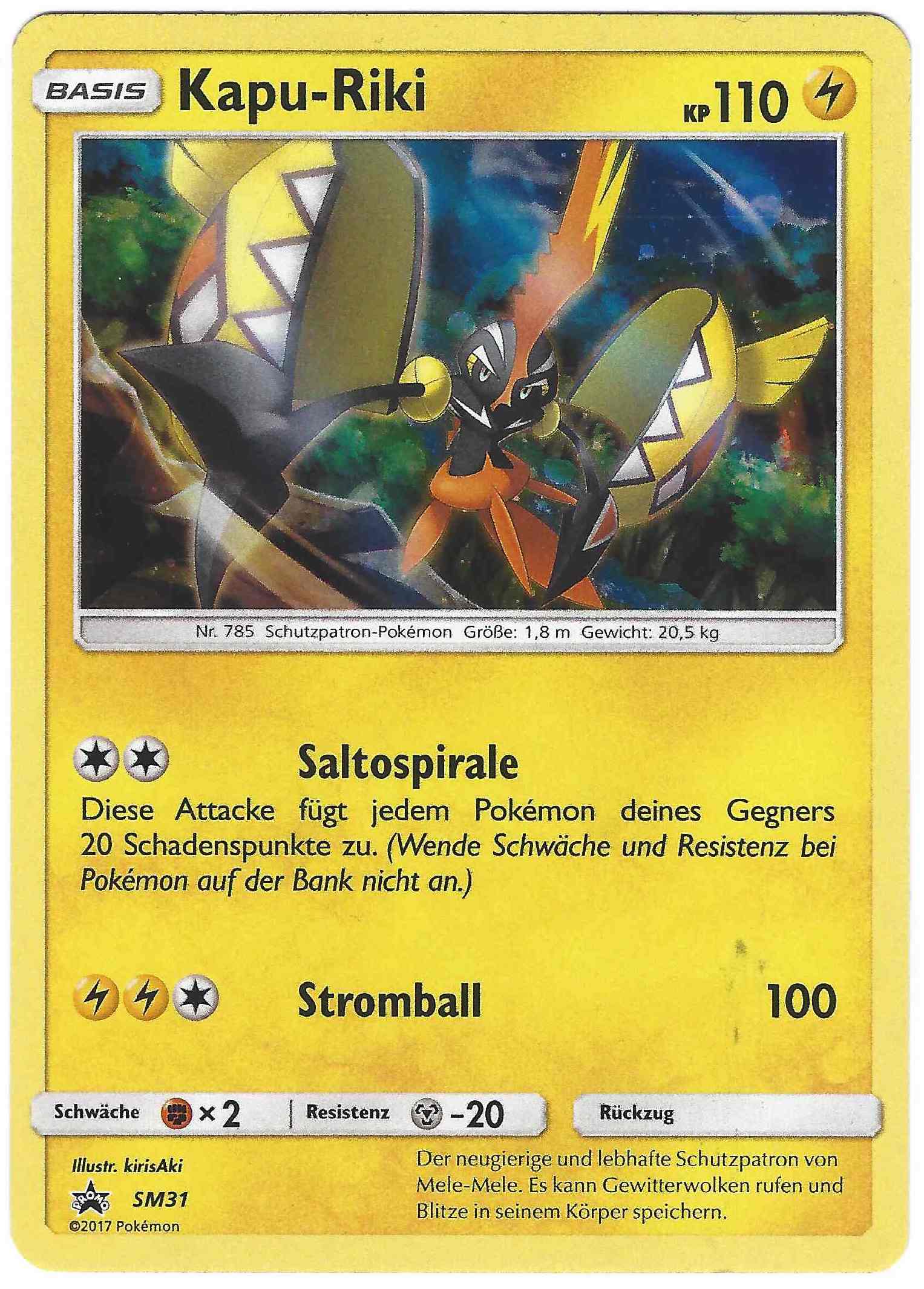 785 — KapuRiki im Pokédex — Bisafans.de