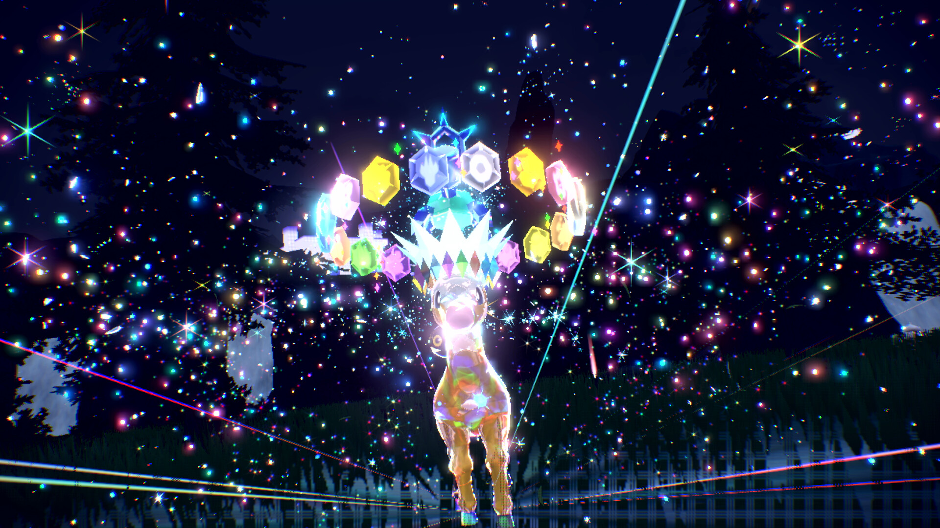 Screenshot eines Stellar-Pokémon Screenshot eines Stellar-Pokémon