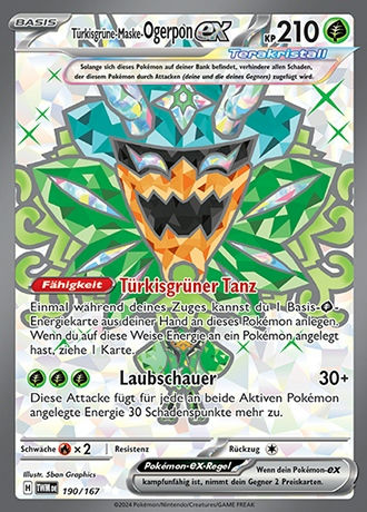 190/167 Türkisgrüne-Maske-Ogerpon-ex
