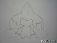 Zeichenkurs Jirachi - Schritt 4