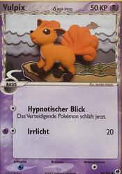 EX Dragon Frontiers 70/101 Vulpix δ