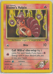 Gym Challenge 66/132 Blaine's Vulpix