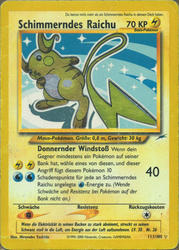 Neo Destiny 111/105 Schimmerndes Raichu