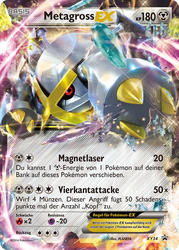 XY Black Star Promos XY34 Metagross EX