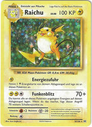 Evolution 36/108 Raichu