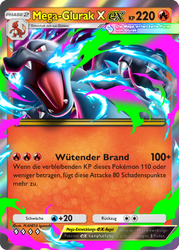 Mega-Schillern 009/069 Mega-Glurak X ex 