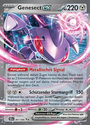 Schwarze Blitze 067/086 Genesect ex
