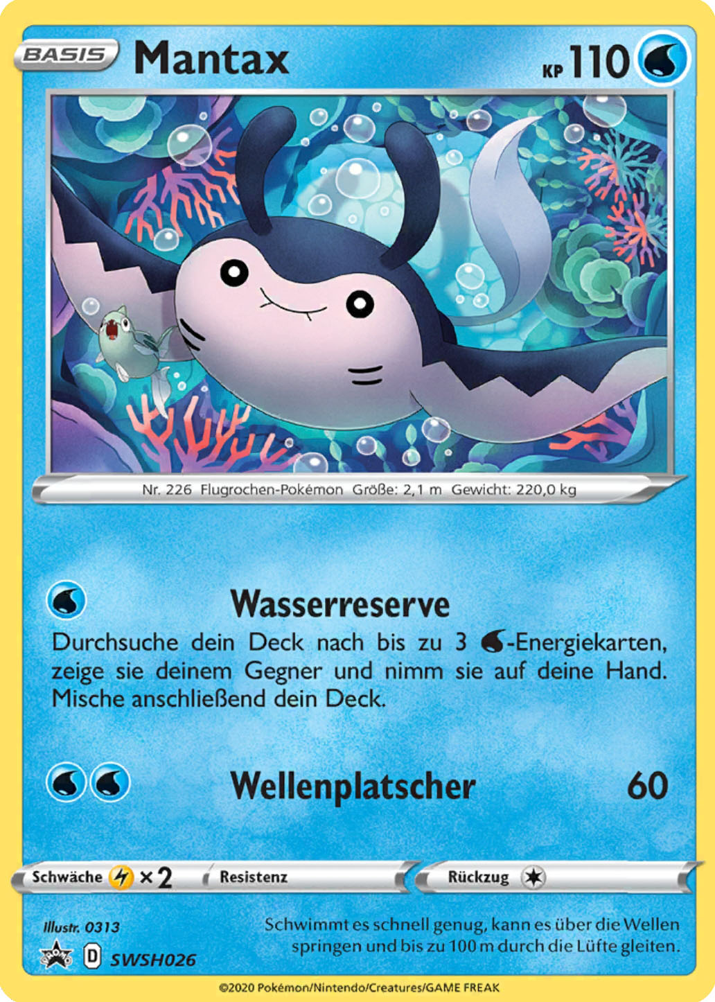226 — Mantax im Pokédex — Bisafans.de