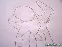 Zeichenkurs Dialga - Schritt 5