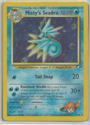 Gym Heroes 9/132 Misty's Seadra