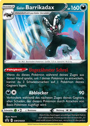 SWSH Black Star Promos SWSH059 Galar-Barrikadax