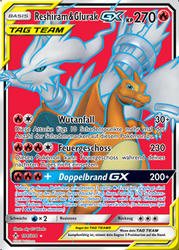 Kräfte im Einklang 194/214 Reshiram & Glurak TAG TEAM GX