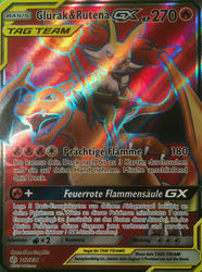 Welten im Wandel 212/236 Glurak & Rutena TAG TEAM GX