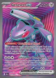 Schwarze Blitze 161/086 Genesect ex