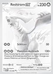Weiße Flammen 173/086 Reshiram