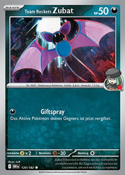 Ewige Rivalen 120/182 Team Rockets Zubat