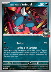 Ewige Rivalen 128/182 Team Rockets Sniebel