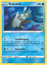 Silberne Sturmwinde 044/195 Relicanth