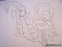 Zeichenkurs Giratina - Schritt 9